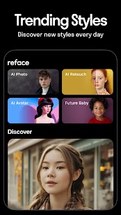 Reface: Face Swap AI Photo App Screenshot