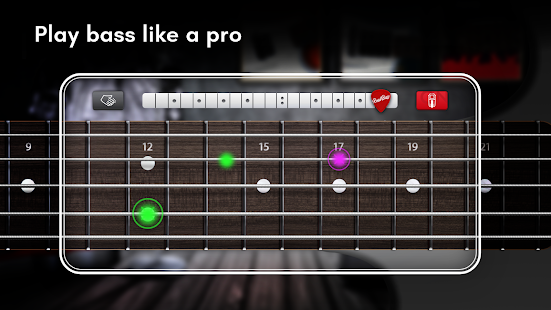 Real Bass electric bass guitar Screenshot