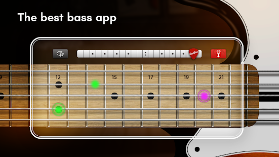 Real Bass electric bass guitar Screenshot